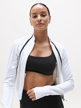 Athleta Reform Adjustable Sports Bra A-C - Black (Black) - 684673032