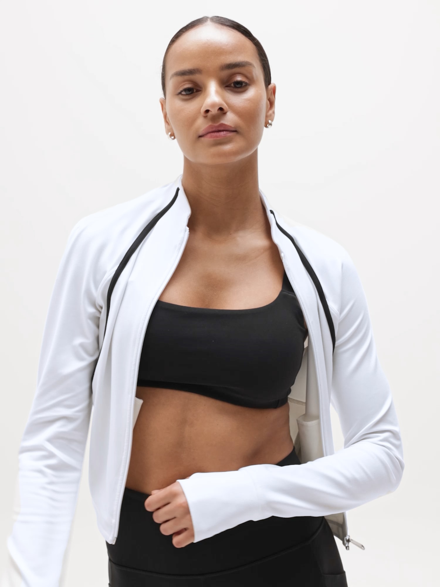 Athleta Reform Adjustable Sports Bra A-C - Black (Black) - 684673032