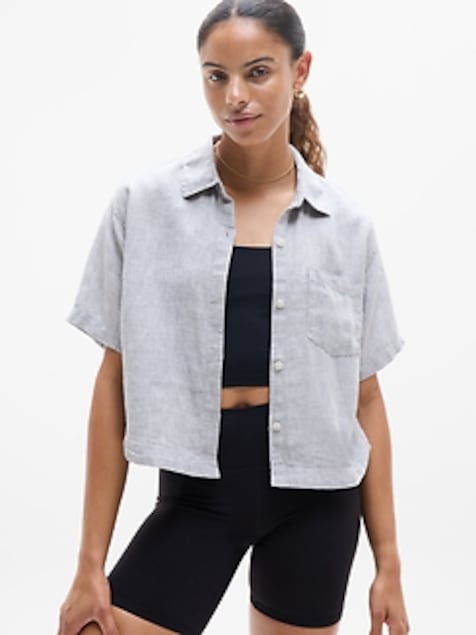 Retreat Linen Short Sleeve Shirt