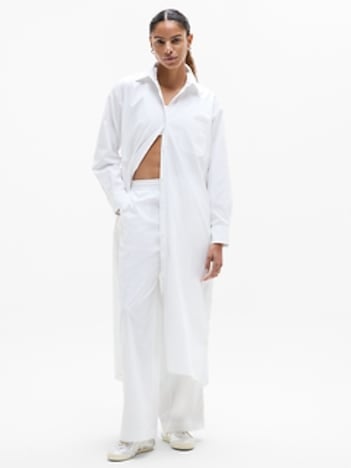 Drift Poplin Long Shirt Dress