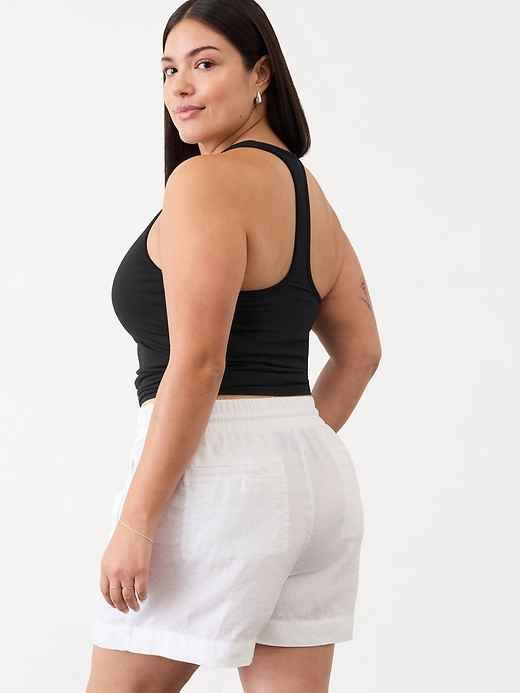 Image number 8 showing, Retreat Linen Mid Rise Short