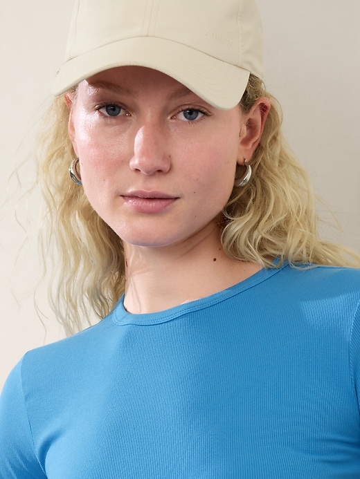 Image number 1 showing, Signature Rib Crop Tee