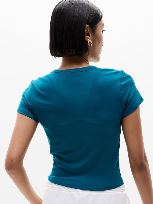 Image number 3 showing, Signature Rib Crop Tee