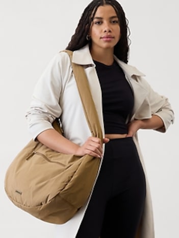 All About Oversized Crossbody Hobo Bag