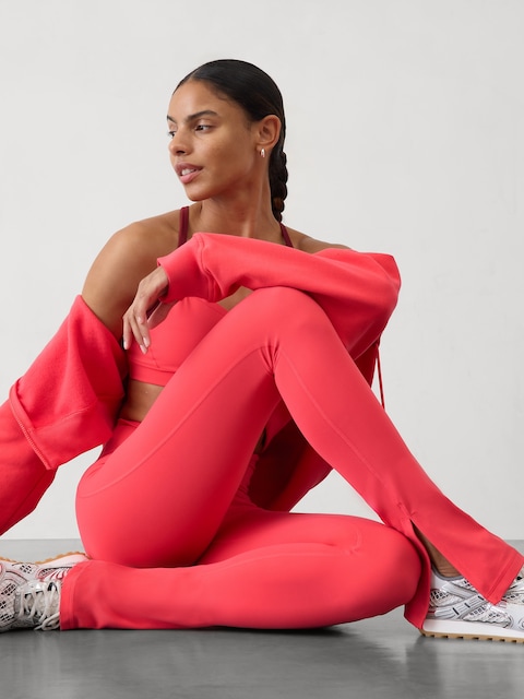 Elation Ultra High Rise Split Slim Flare Pant