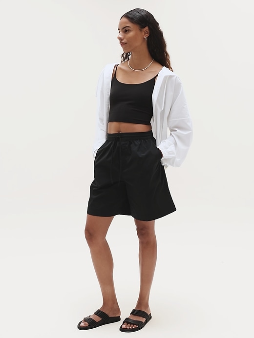 Image number 4 showing, Drift Mid Rise Poplin Bermuda Short