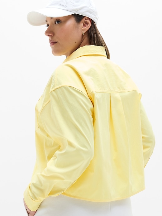 Image number 6 showing, Midday Cropped Poplin Shirt