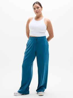 Seasoft Mid Rise Straight Pant - Blue - image 5