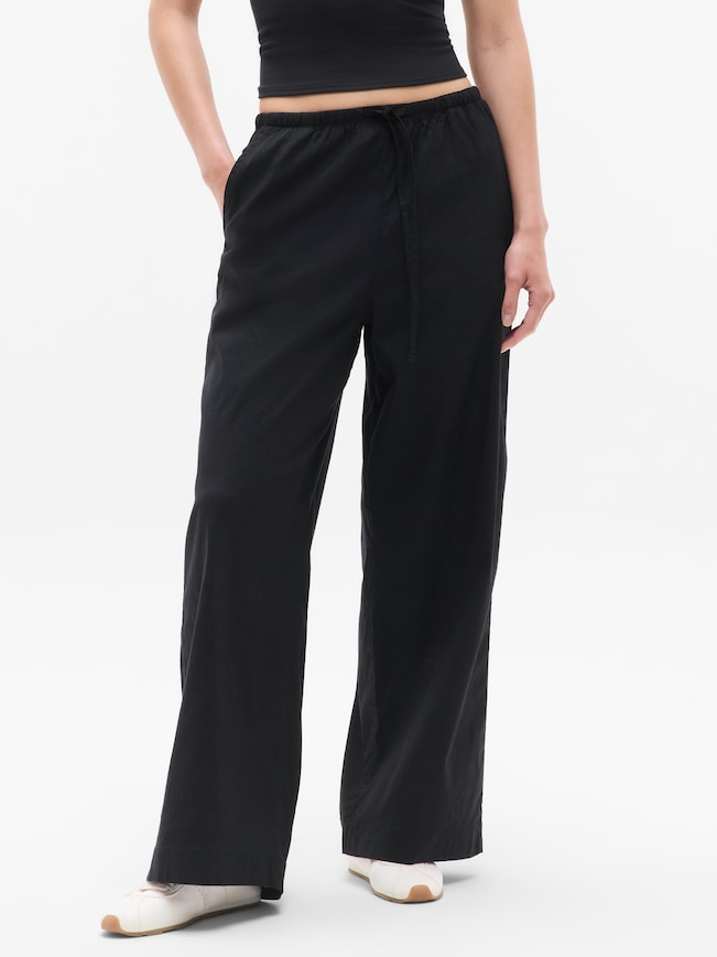 Paradise Mid Rise Wide Leg Pant