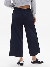 Midday Mid Rise Crop Poplin Pant