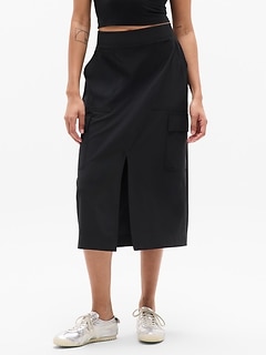 Brooklyn Heights High Rise Cargo Skirt
