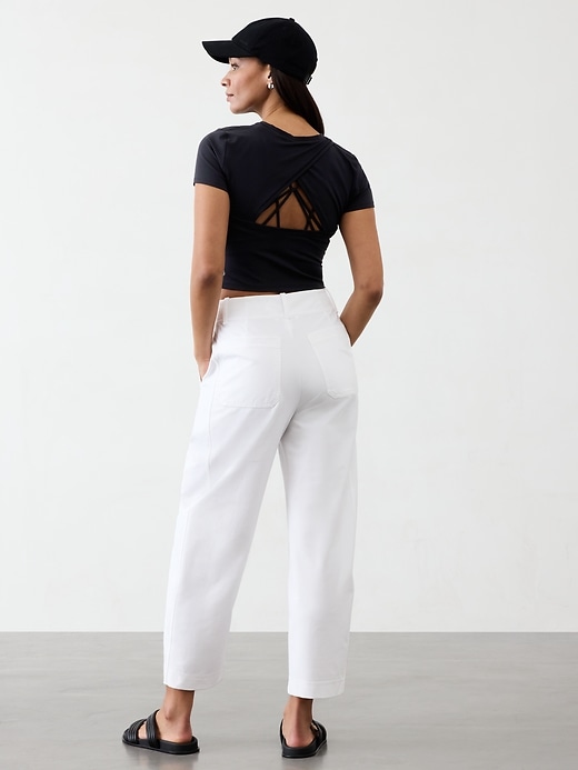 Image number 4 showing, Skyline High Rise Barrel Leg Pant