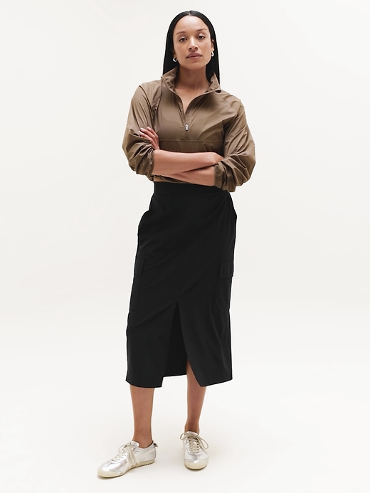 Image number 4 showing, Brooklyn Heights High Rise Cargo Skirt