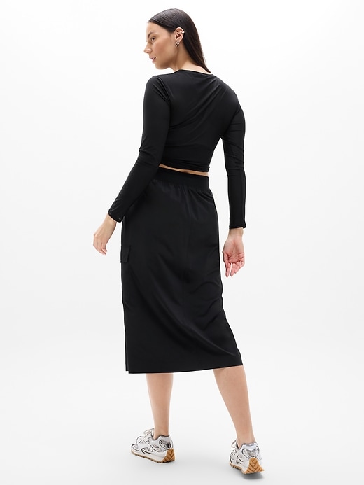 Image number 7 showing, Brooklyn Heights High Rise Cargo Skirt
