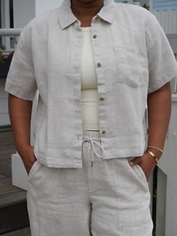 Retreat Linen Short Sleeve Shirt