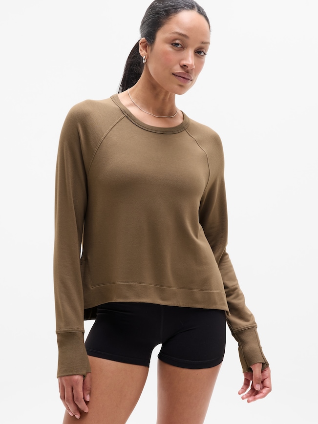 Coaster Luxe Recover High Hip Sweatshirt