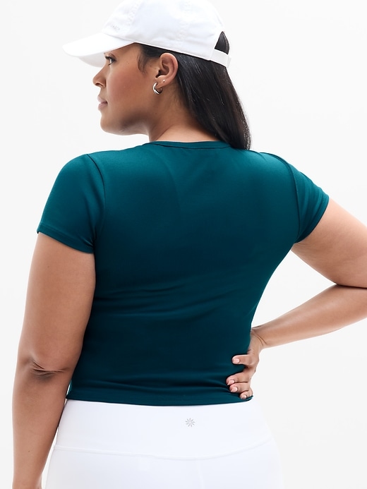 Image number 6 showing, Signature Rib Crop Tee