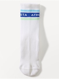 View large product image 2 of 2. Athleta Girl Everyday Crew Sock 3-Pack
