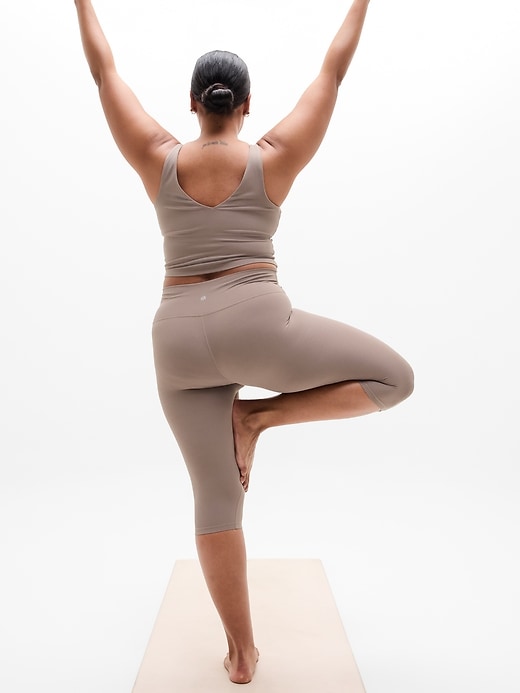 Image number 7 showing, Transcend High Rise Rib Crop Legging