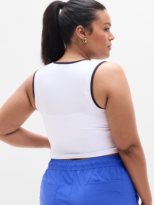 Image number 7 showing, Renew Seamless Square Neck Crop Tank