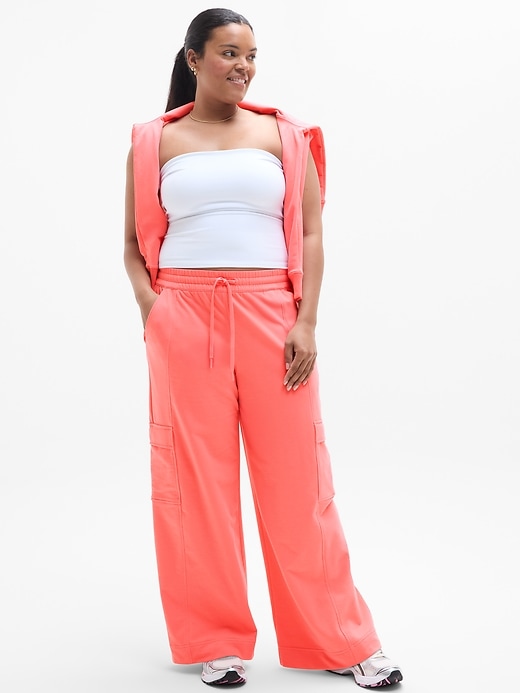 Image number 7 showing, Retroterry High Rise Wide Leg Cargo Pant