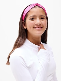View large product image 1 of 2. Athleta Girl Ready Or Knot Headband 2-Pack