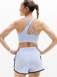 Weekender High Rise 3" Stripe Run Short