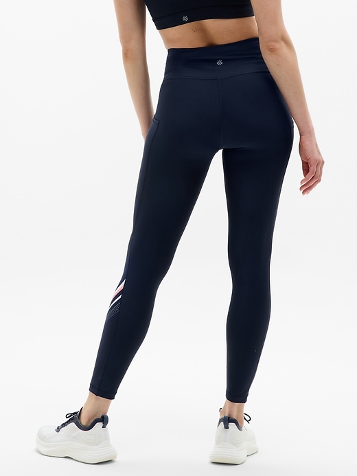 Image number 3 showing, Interval Stash High Rise Diagonal Stripe 7/8 Legging
