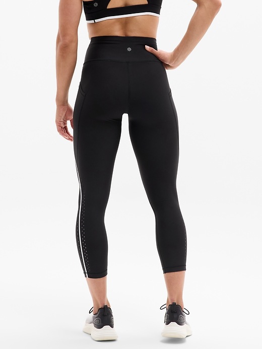 Interval Stash Ultra High Rise Tipped Lasercut 7/8 Legging