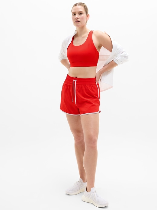 Image number 7 showing, Weekender High Rise 3" Stripe Run Short