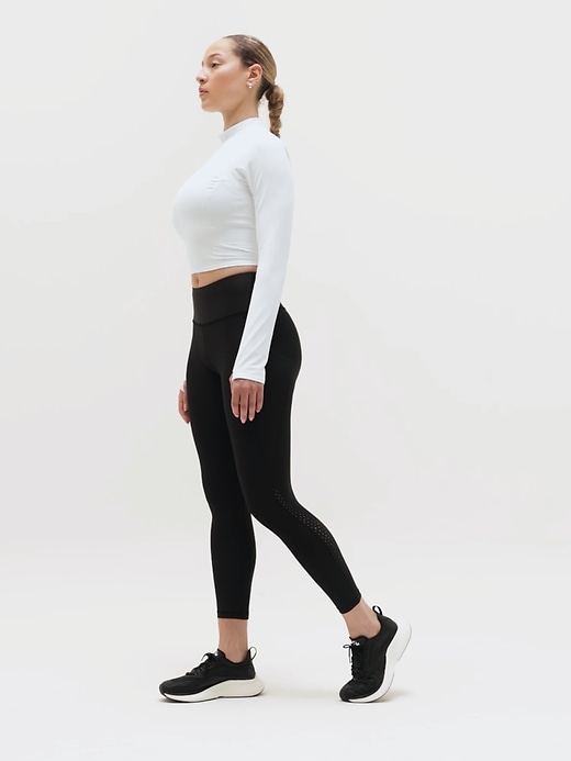 Image number 4 showing, Interval Stash Ultra High Rise Lasercut 7/8 Legging