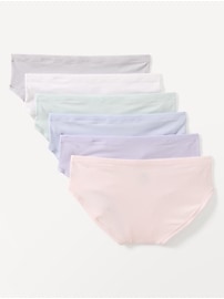 View large product image 2 of 2. Athleta Girl Right Moves Cotton Bikini Underwear 6-Pack