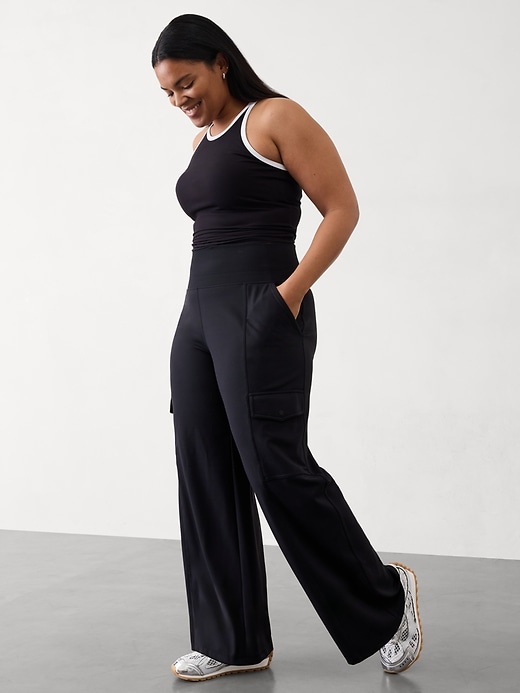 Image number 6 showing, Venice High Rise Wide Leg Cargo Pant