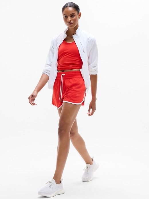 Image number 2 showing, Weekender High Rise 3" Stripe Run Short