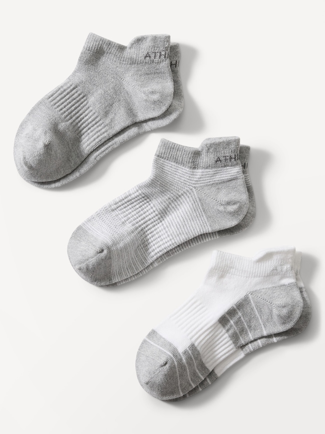 Athleta Girl Everyday Ankle Sock 3-Pack