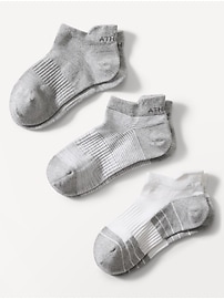 View large product image 1 of 2. Athleta Girl Everyday Ankle Sock 3-Pack