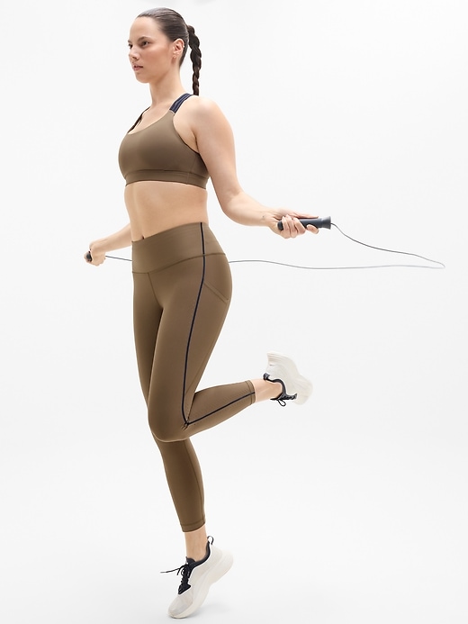 Image number 7 showing, Interval Stash Ultra High Rise Tipped Lasercut 7/8 Legging