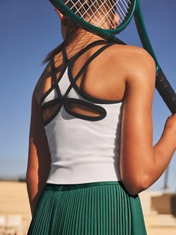 Athleta Girl Rise Above Strappy Crop Tank