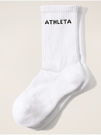 View large product image 2 of 3. Athleta Everyday Crew Sock