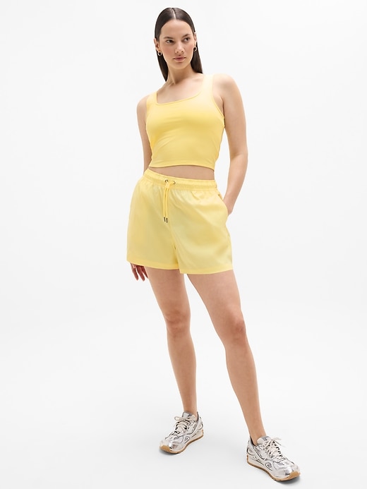 Image number 6 showing, Signature Rib Square Neck Crop Tank
