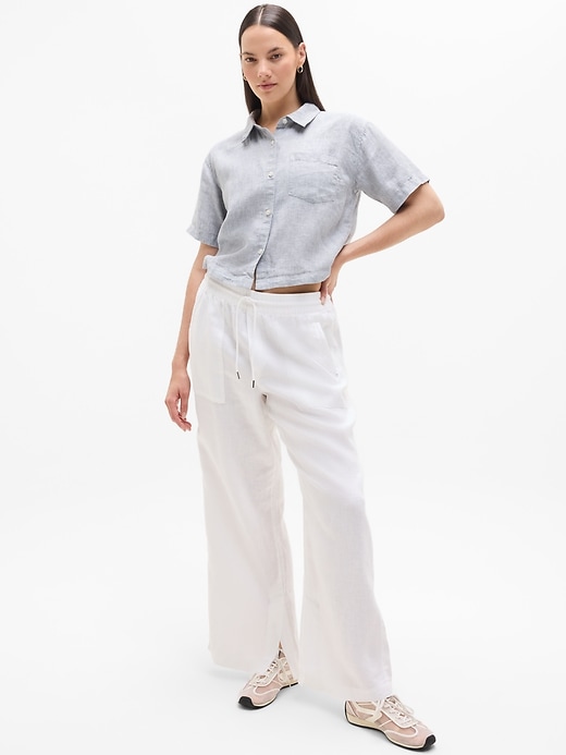 Image number 5 showing, Retreat Linen Short Sleeve Shirt