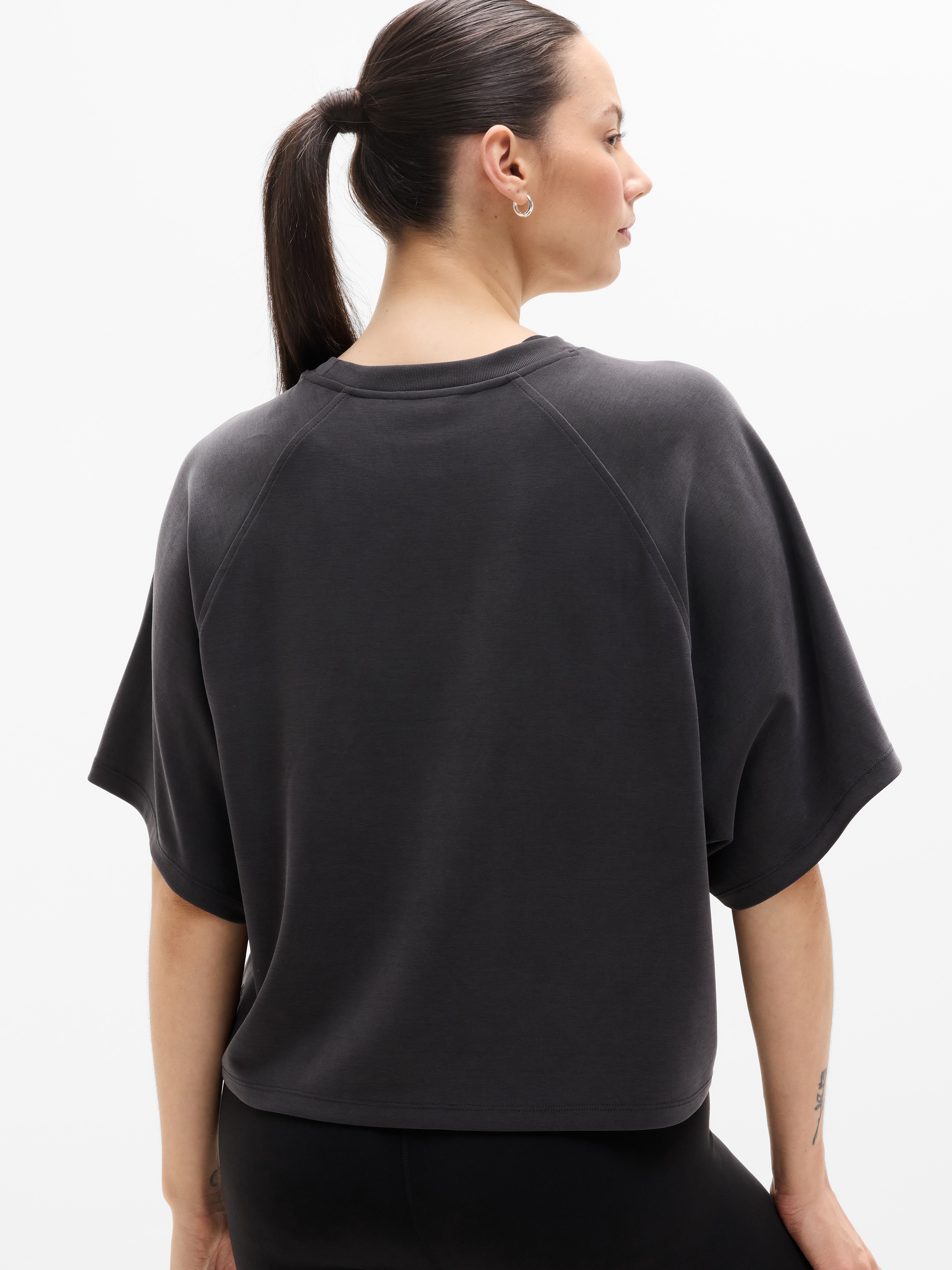 Athleta Seasoft Tee - Black (Black)