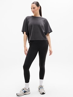 Athleta Seasoft Tee - Black (Black)