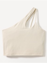 Transcend Asymmetrical Crop Sports Bra