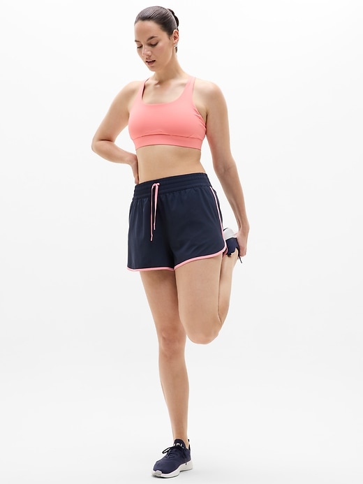 Image number 7 showing, Weekender High Rise 3" Stripe Run Short