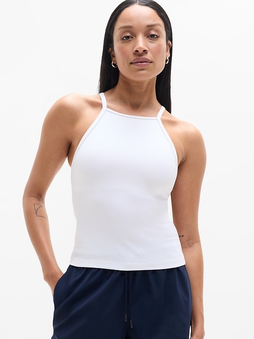Image number 2 showing, Signature Rib Built In Bra Tank