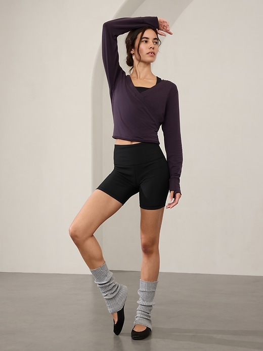 Image number 6 showing, Elation Ultra High Rise Rib 7 Short