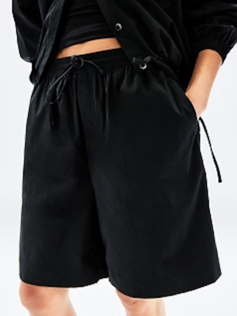 Drift Mid Rise Poplin Bermuda Short