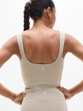 Transcend Square Neck Crop Sports Bra A-C