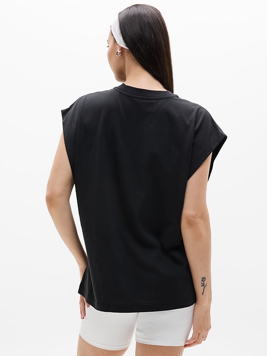 Image number 6 showing, True Cotton Oversized Muscle Tee